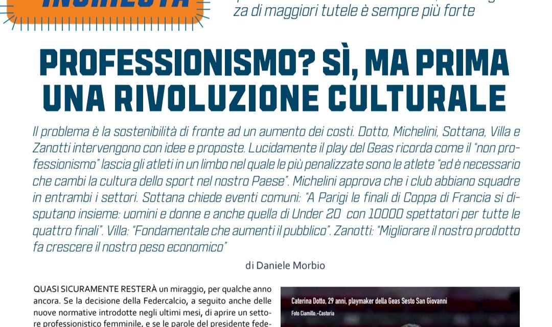 Su BM di giugno una grande inchiesta sulla possibilità del professionismo nel basket femminile