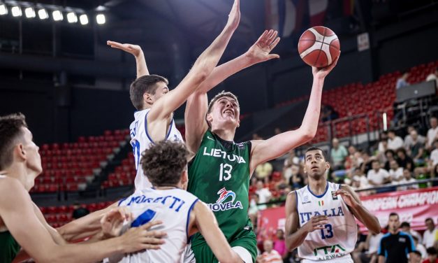 Europeo U18 M: L’Italia lotta per 20′ ma poi deve cedere alla forza della Lituania