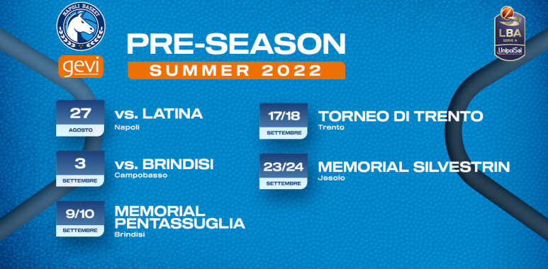 Napoli, ecco il calendario della preseason