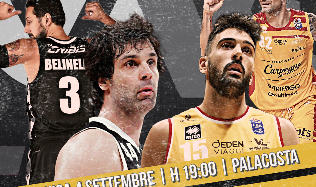 La serie A1 arriva a Ravenna: domenica 4 settembre amichevole Virtus Bologna-VL Pesaro al PalaCosta