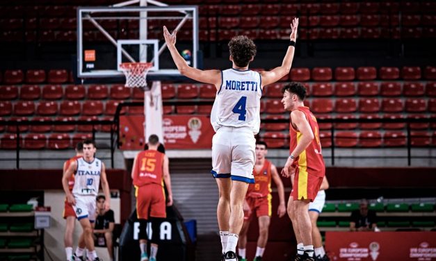 Europeo U18M: L’Italia supera nettamente il Montenegro e accede alla seconda fase
