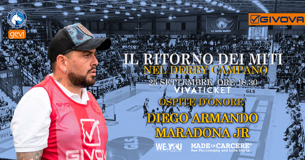 Givova Old Star Game 2022, Maradona Jr: “Sarà bellissimo rivederli tutti. Mio papà amava il basket”