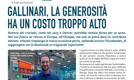 SU BM DI OTTOBRE IN EDICOLA, DANILO GALLINARI:  IL DOLORE E LA FORZA DI RIPARTIRE