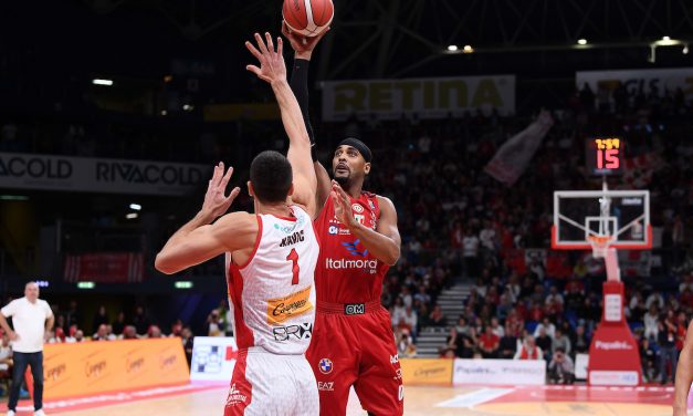 BM GAMEDAY LBA/ MILANO VINCE IMPONENDO IL PROPRIO RITMO DOPO UN PRIMO TEMPO EQUILIBRATO PESARO KO 71-85.