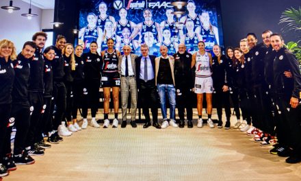 La Virtus femminile festeggiata nella sede della FAAC dopo la prima, storica vittoria in Euroleague in casa di una squadra forte come Polkowice. Baraldi: “Zanetti vuole essere il primo presidente a portare lo scudetto del basket femminile a Bologna” – di Maurizio Roveri
