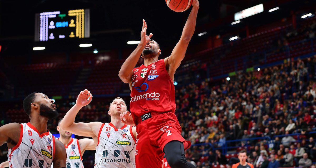 BM ON LBA/ Milano rovina il debutto di coach Dragan Sakota, Reggio Emilia ko 81-63 al Forum – di Valerio Laurenti