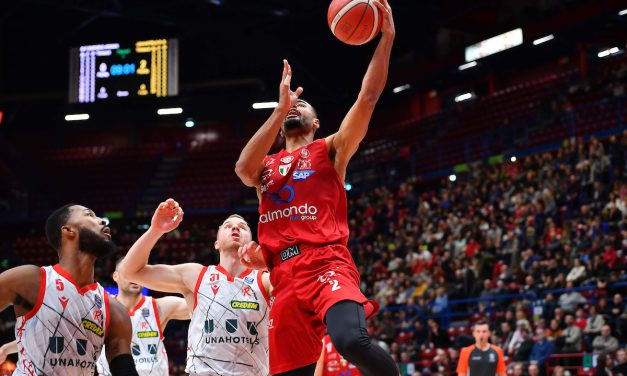 BM ON LBA/ Milano rovina il debutto di coach Dragan Sakota, Reggio Emilia ko 81-63 al Forum – di Valerio Laurenti