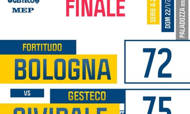 BM ON A2/ Un ottimo secondo tempo friulano porta Cividale all’impresa al Paladozza, la Fortitudo Bologna va ko 75-72 – di Matteo Cuppi