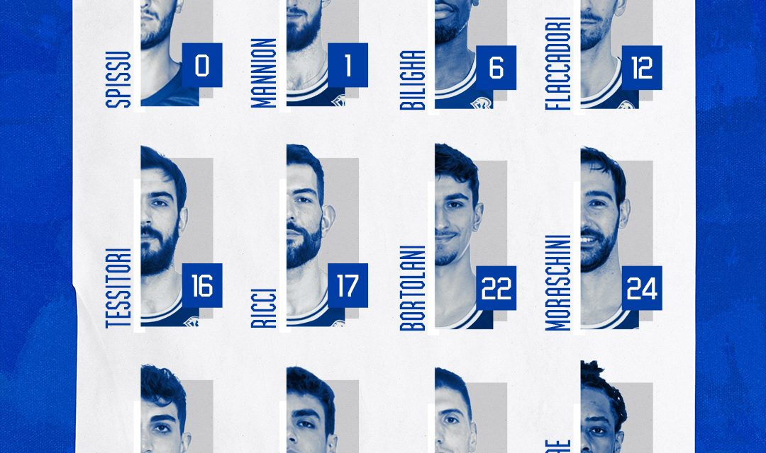 I 12 Azzurri per Italia-Ucraina: out Cappelletti, Casarin, Diouf e Mezzanotte. Il Modigliani Forum sold-out. Pozzecco: “Città speciale, vi emozioneremo”