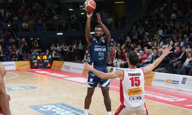 BM ON LBA / BRINDISI CORSARA A PESARO, INESISTENTE VUELLE. SONORA SCONFITTA PER REPESA (70-100) – DI EDOARDO CAFASSO