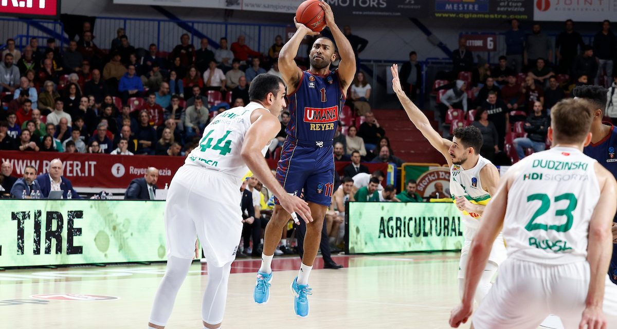BM DA EUROCUP/ La Reyer Venezia piega il Bursaspor (73-89) e mantiene il terzo posto in classifica- di Ilaria Tubia