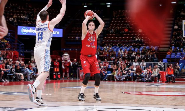 BM ON LBA/ MILANO VINCE CON UN SUPER VOIGTMANN, BATTUTA 92-78 UNA BUONA NUTRIBULLET- DI MATTEO BRIOLINI