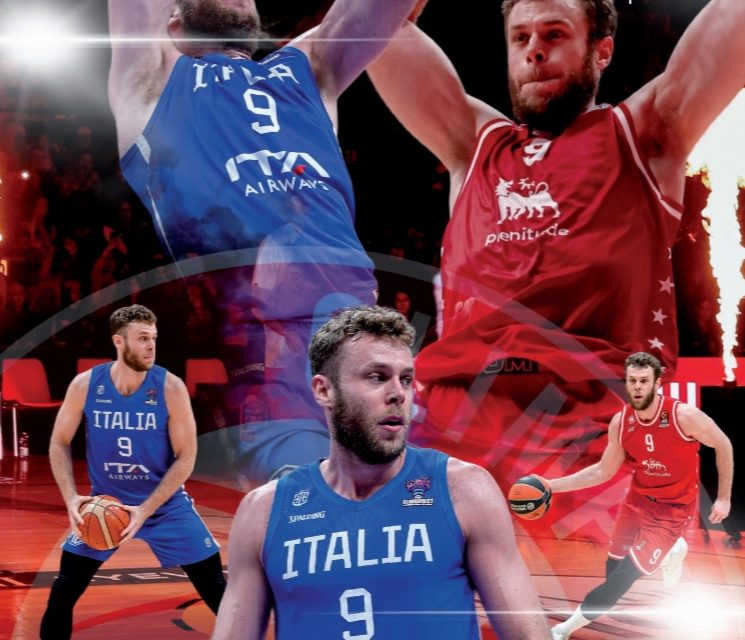SU BM DI APRILE APPENA USCITO IN EDICOLA IL POSTER DI NICOLO MELLI IN MAGLIA AZZURRA E OLIMPIA