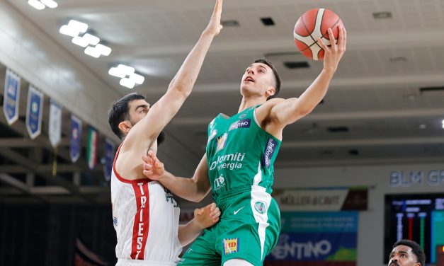 BM ON LBA/TRENTO DOMINA TRIESTE CON UN OTTIMO SPAGNOLO (85-68), LA CORSA PLAYOFF PROSEGUE – DI MASSIMO FURLANI