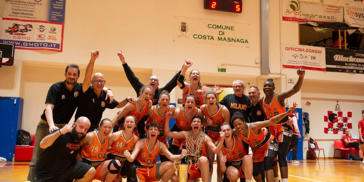 BM ON A2 LBF: IL SANGA MILANO VOLA IN A1 DOPO 33 ANNI, BATTUTA UNA COMBATTIVA COSTA IN GARA 2 – DI CHIARA MORBIO