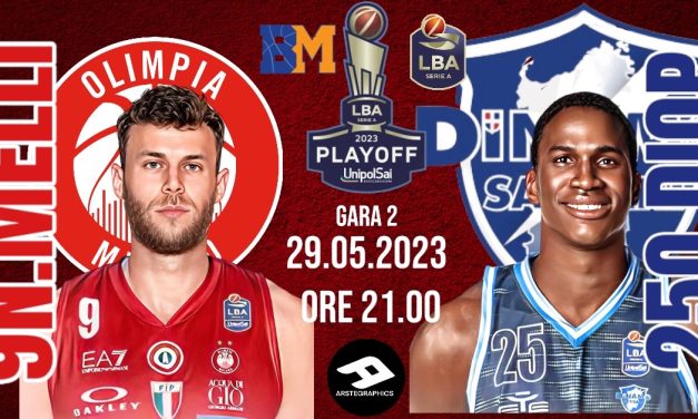 BM ON LBA SPECIALE PLAYOFF/ IL GAMEDAY È GARA 2 DI MILANO-SASSARI: IN LUCE IL DUELLO SOTTO I TABELLONI MELLI-DIOP – DI VALERIO LAURENTI