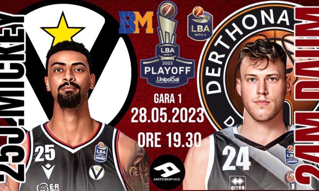 BM ON LBA SPECIALE PLAYOFF/ Il Gameday è Virtus Bologna-Tortona: in luce il duello tra Jordan Mickey e Mike Daum – di Valerio Laurenti