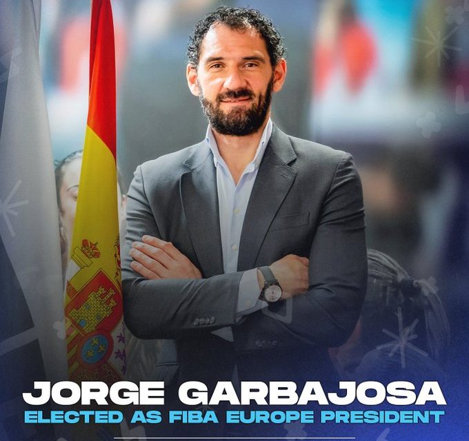 Jorge Garbajosa è stato eletto presidente di FIBA Europe