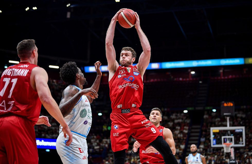 Milano, Melli supera McAdoo al secondo posto della classifica dei miglior rimbalzisti all-time dell’Olimpia ai playoff