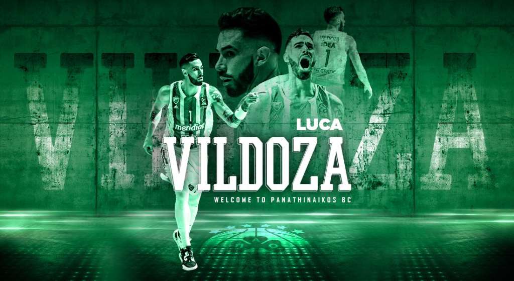 Panathinaikos, ufficiale l’arrivo di Luca Vildoza