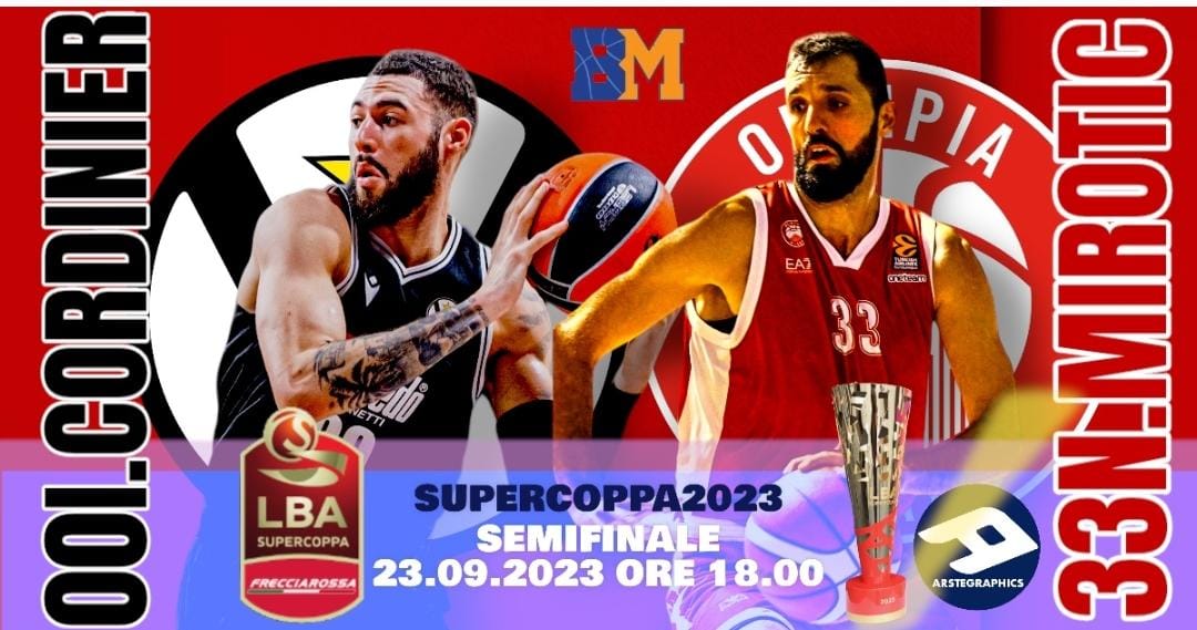 BM ON SUPERCOPPA LBA/ IL GAMEDAY: MIROTIC PRONTO AD ILLUMINARE IL CAMMINO DI MILANO, CORDINIER PER CONFERMARE IL SUO VALORE – DI EUGENIO PETRILLO