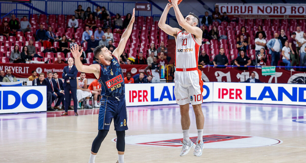 BM DA EUROCUP/ La Reyer si spegne nell’ultimo quarto, la marea dell’Hapoel Tel Aviv lascia a zero i lagunari – di Daniele Morbio