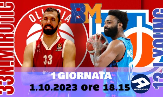 BM GAMEDAY LBA/ I campionati d’Italia contro Treviso: sfida dal grande passato. Sotto i riflettori la sfida di James Young al grande asso Mirotic  – di Valerio Laurenti