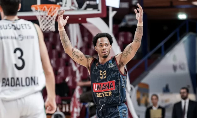 BM DA EUROCUP/ LE PAGELLE: Uno spettacolare Spissu perfetto da 3 regala il primo successo a Venezia, bene anche Tucker. Non basta Thomas a Badalona – di Ilaria Tubia