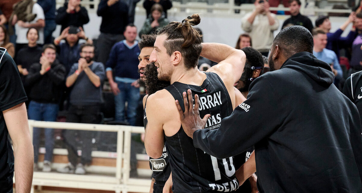 BM DA EUROCUP/Ellis è ancora l’eroe europeo dell’Aquila: un canestro sulla sirena del britannico regala a Trento un pesante successo sull’Aris (69-67) – Di Massimo Furlani