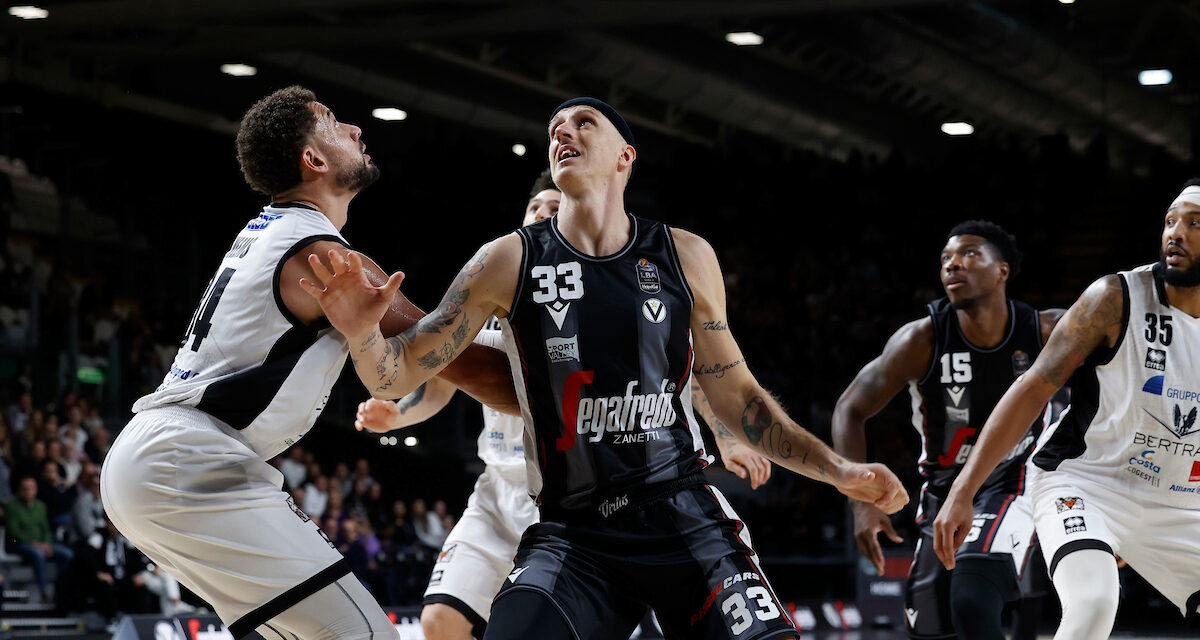 BM ON LBA/ LA VIRTUS FESTEGGIA LA VITTORIA SU TORTONA ED IL RITORNO DI POLONARA: 99-70 ALLA SEGAFREDO ARENA – di EUGENIO PETRILLO