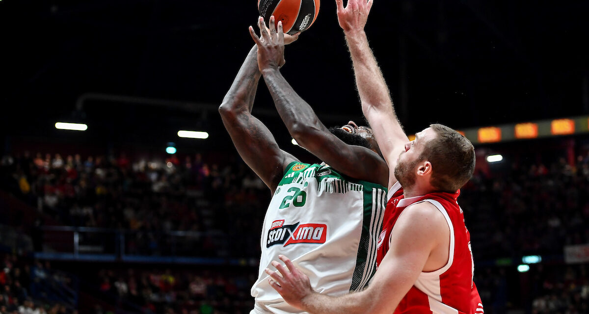 BM DA EUROLEAGUE/L’OLIMPIA LOTTA MA ALLA FINE VINCE IL PANATHINAIKOS  – di GIANFRANCO PEZZOLATO