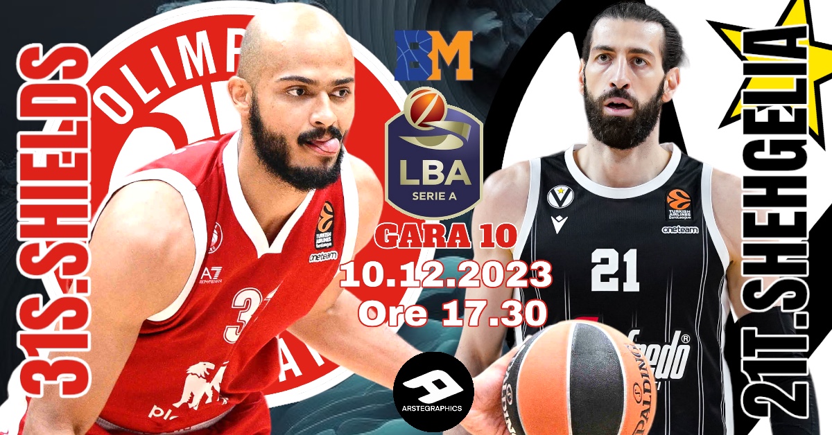 BM ON LBA/ Il Gameday è la gara tra l’Olimpia Milano e la Virtus Bologna: Shavon Shields sfida Tornike Shengelia – di Valerio Laurenti