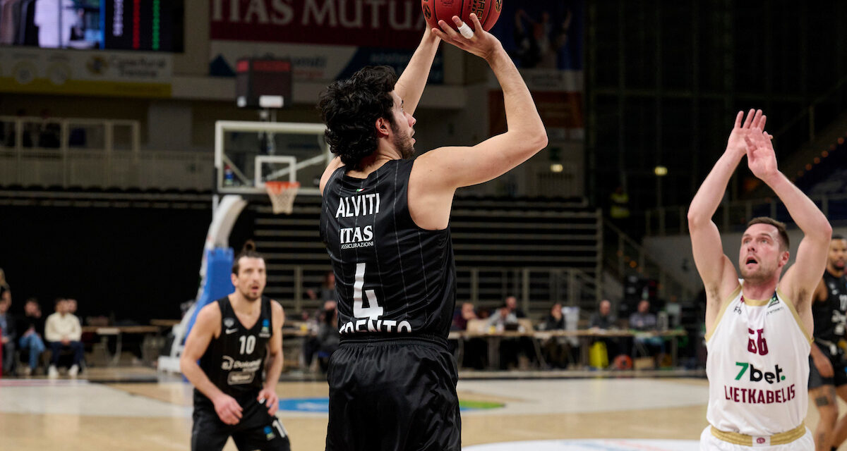 BM DA EUROCUP/Trento controlla quaranta minuti e porta a casa una vittoria che “vale doppio”: Lietkabelis battuto 76-70 – Di Massimo Furlani