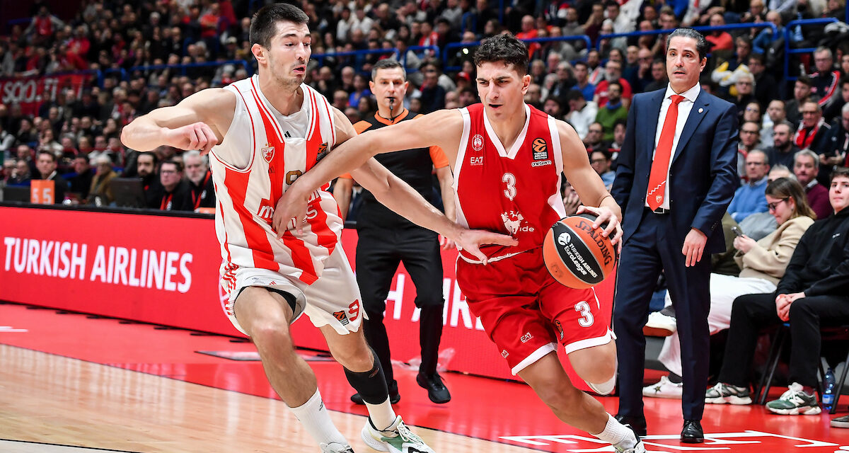 BM DA EUROLEAGUE/L’OLIMPIA MILANO CI PROVA MA LA FATICA SI FA’ SENTIRE, VINCE LA STELLA ROSSA – di GIANFRANCO PEZZOLATO
