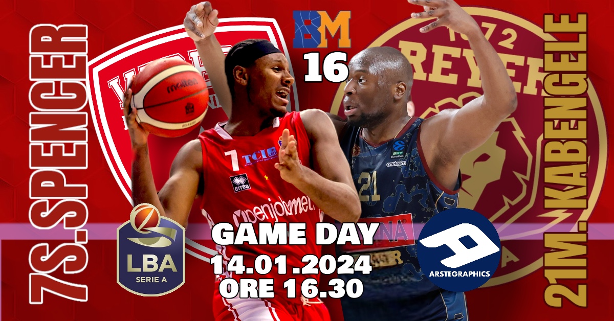 BM GAMEDAY LBA/ VARESE-VENEZIA: LE ATTENZIONI SUI NUOVI ARRIVATI, SPENCER E KABENGELE – di EUGENIO PETRILLO