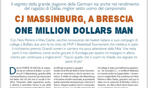 SU BM APPENA USCITO IN EDICOLA SPECIALE BRESCIA: ALLA SCOPERTA DI CJ MASSINBURG, ONE MILLION DOLLARS MAN, A CURA DI GIOVANNI BOCCIERO