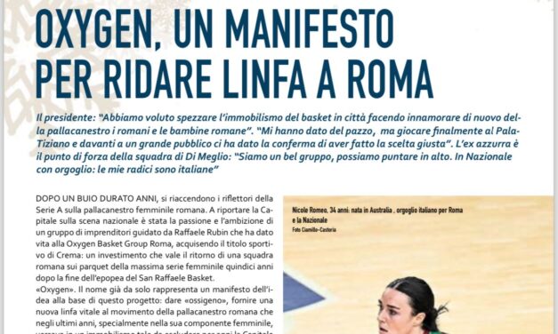 BUON 2024 CON BM! NEL NUMERO IN EDICOLA , REPORTAGE OXYGEN A CURA DI MARTINA BORZÌ. ROMA È DI NUOVO IN SERIE A FEMMINILE, NICOLE ROMEO È LA SUA STELLA