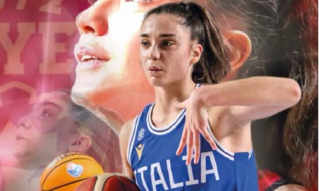 BUON 2024 CON BM! NEL NUMERO IN EDICOLA IL MERAVIGLIOSO POSTER DI MATILDE VILLA IN MAGLIA REYER E AZZURRA: 19 ANNI ESEMPIO ED ORGOGLIO DEL NOSTRO BASKET