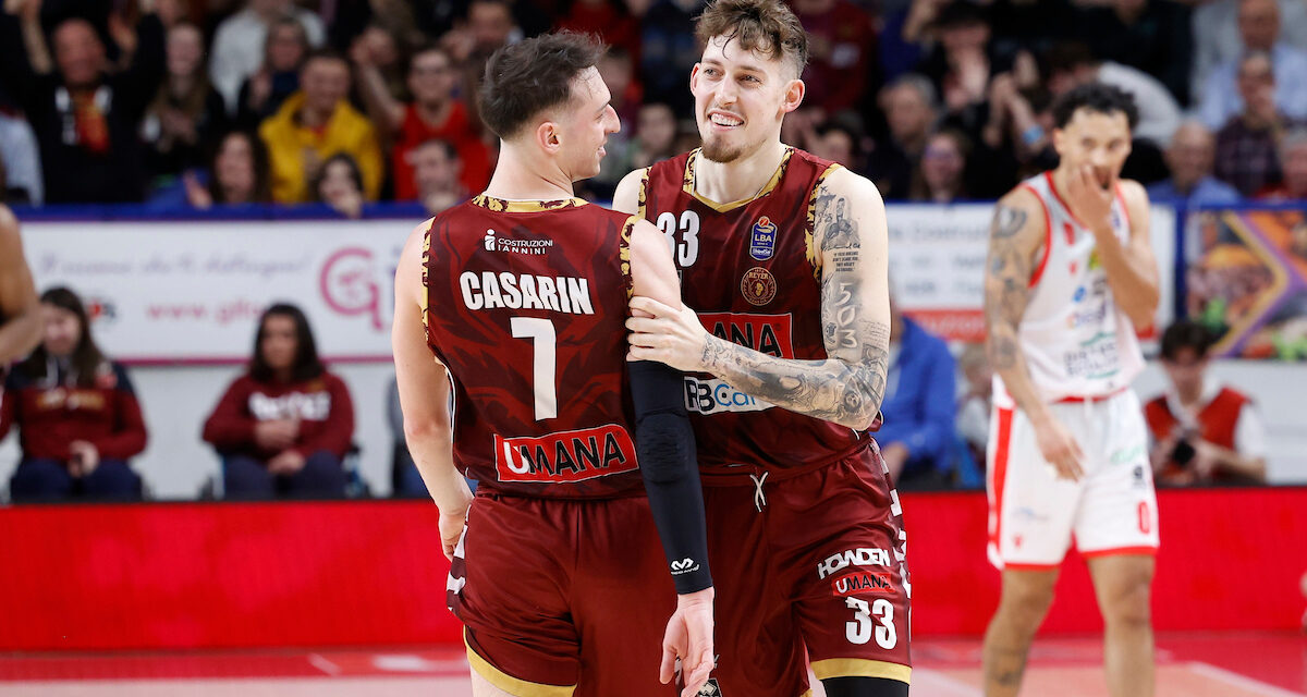 BM DA LBA/ LE PAGELLE: Tucker 20 punti e un quarto a riposo, ma la Reyer trova diversi buoni risultati. Solo Hawkins per Pistoia. – di Ilaria Tubia