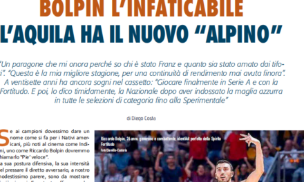 SU BM IN EDICOLA COPERTINA PER RICCARDO  BOLPIN, L’ ALPINO DELLA FLATS SERVICE  FORTITUDO. INTERVISTA ESCLUSIVA DI  DIEGO COSTA , LO SCRITTORE BIANCOBLU