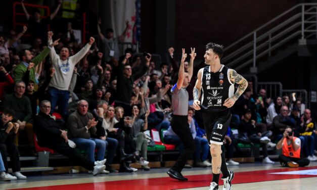 BM GAMEDAY LBA / QUARTI PLAYOFF G3 – L’MVP DEL GIORNO È TOMMASO BALDASSO: LE SUE TRIPLE NEL QUARTO PERIODO AFFONDANO LA VIRTUS – DI MATTEO ORSOLAN