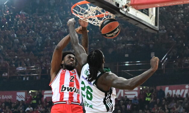 BM DA EUROLEAGUE/IL BIG MATCH – L’OLY REAGISCE AD UNA PESSIMA PARTENZA E STENDE IL PANA NEL DERBY DI ATENE – DI CHIARA MORBIO