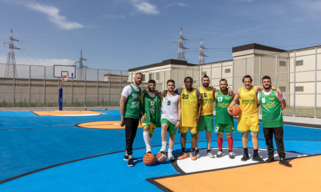 Carcere di Secondigliano, inaugurato il playground ristrutturato dalla FIP