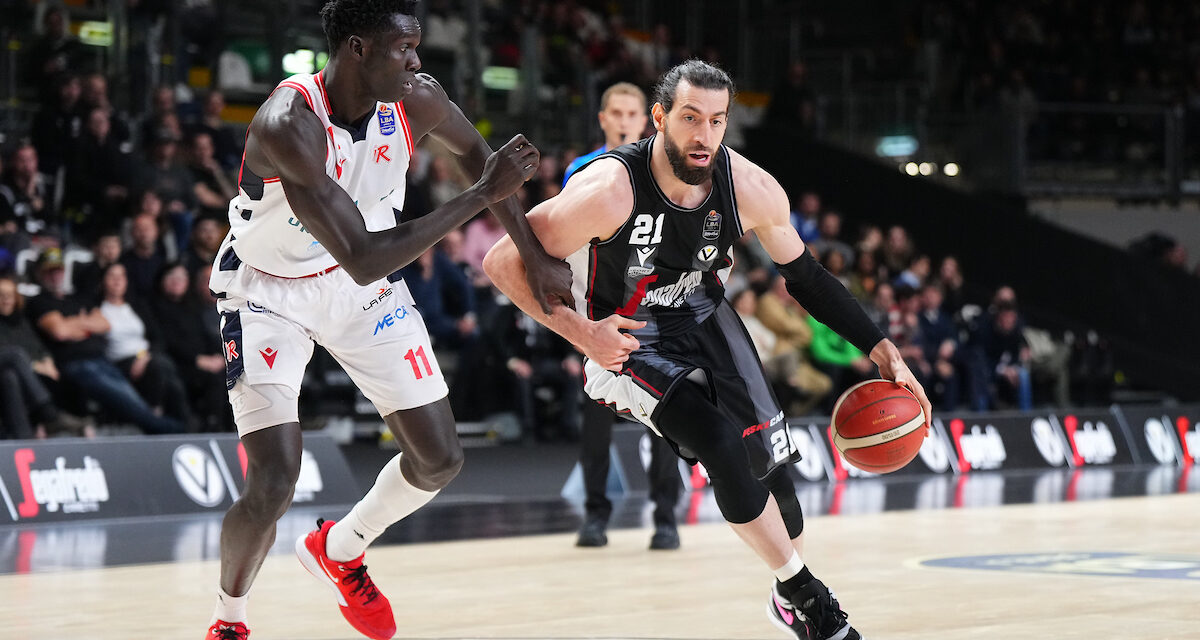 BM ON LBA/ LA VIRTUS CONQUISTA LA VITTORIA SU REGGIO EMILIA ED IL PRIMATO IN CLASSIFICA: 83-73 IL FINALE – di EUGENIO PETRILLO
