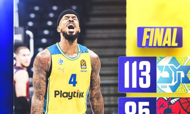 BM DA Euroleague/ Play-In: Il Maccabi travolge il Baskonia 113-85 e vola ai quarti di finale