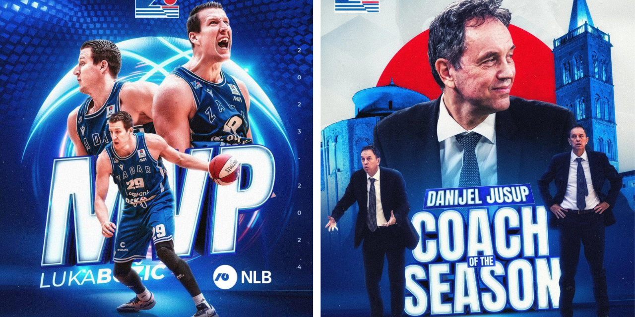 BM SULLE STRADE D’EUROPA: LUKA BOZIC MVP, DANIJEL JUSUP COACH DELL’ANNO: STORICO ‘PIGLIATUTTO’ DELLO ZADAR IN LEGA ABA – DI MATTEO CAZZULANI