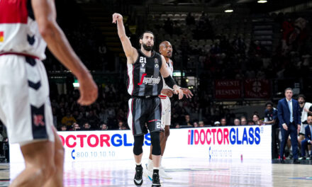 BM ON LBA/ LE PAGELLE DI VIRTUS-REGGIO-EMILIA: SHENGELIA E LA DIFESA REGALANO LA VITTORIA ALLE VU NERE- di RICCARDO PIRRO’