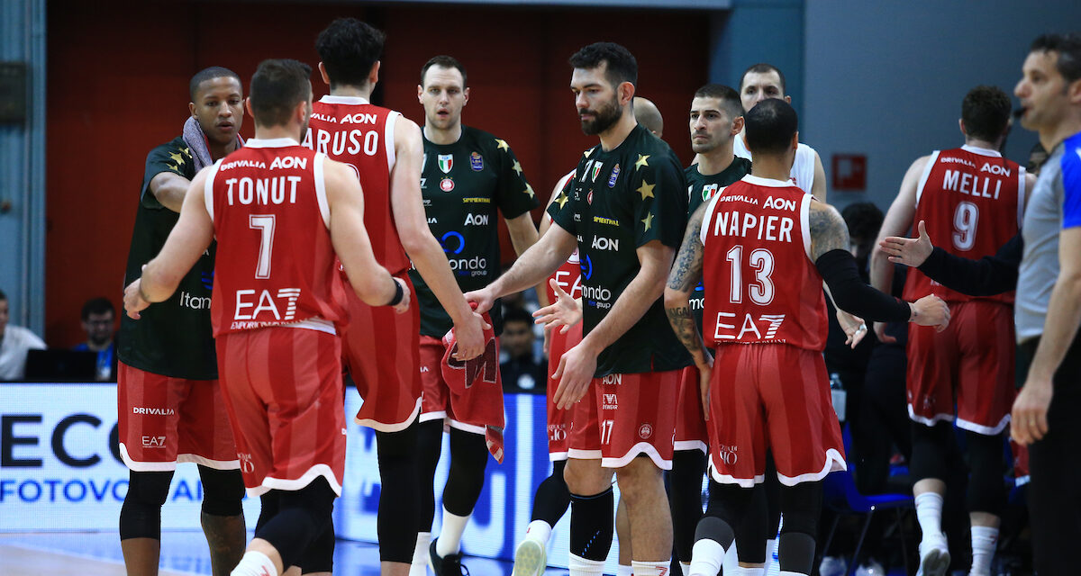 BM ON LBA/ IL PUNTO OLIMPIA MILANO: AL VIA I PLAYOFF, CON TRENTO INIZIA LA CORSA SCUDETTO – di GIANFRANCO PEZZOLATO