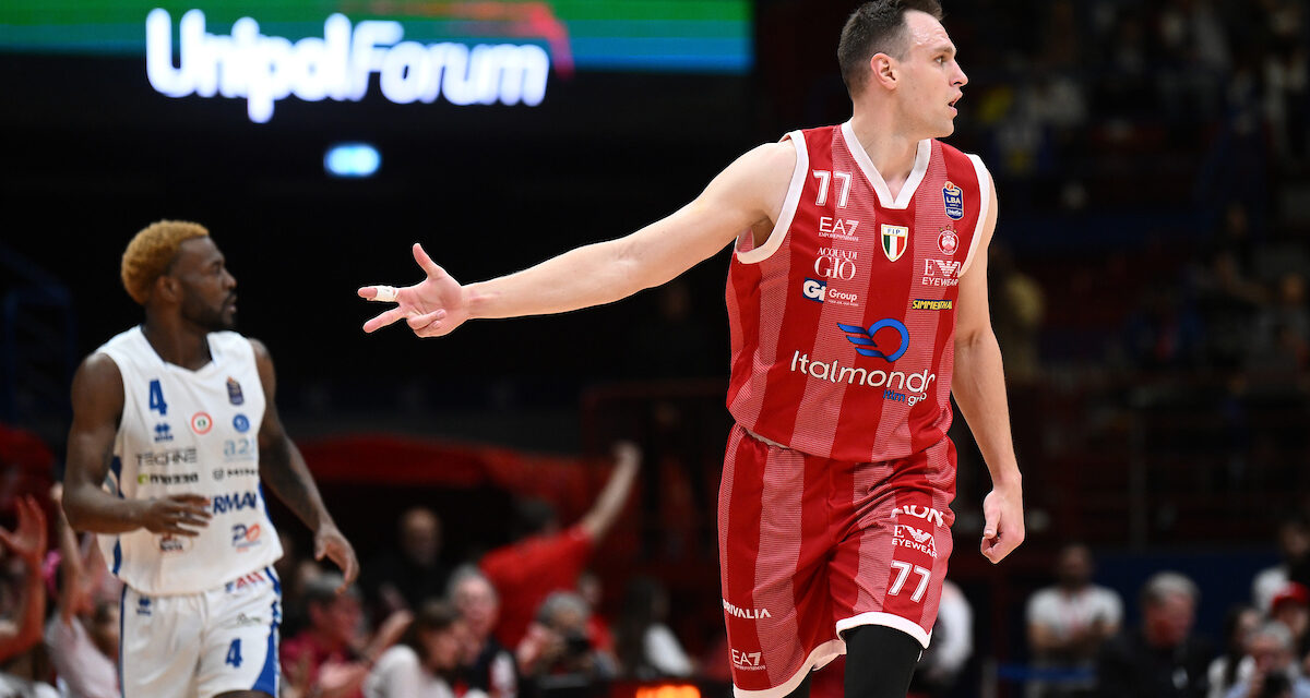 BM GAMEDAY LBA/G2 SEMIFINALI PLAYOFF/ IL PUNTO OLIMPIA: STASERA AL FORUM PER GARA DUE, MILANO VUOLE CRESCERE ANCORA – di GIANFRANCO PEZZOLATO