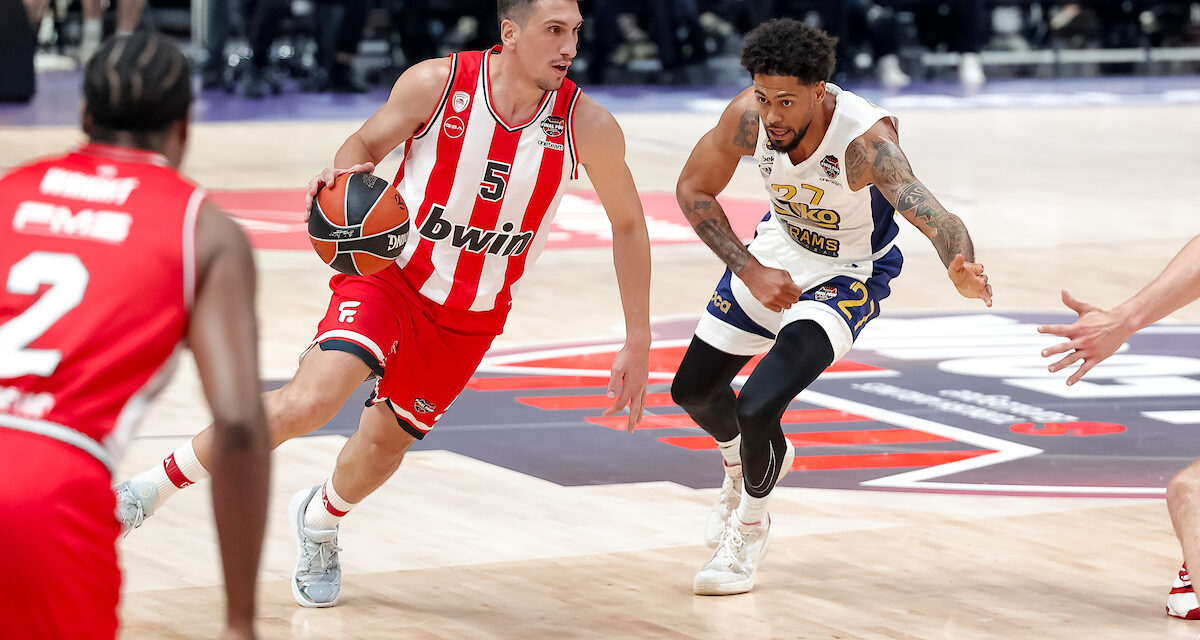 BM DA F4 EUROLEAGUE/ LE PAGELLE – PETERS ANCORA IL MIGLIORE DELL’OLYMPIACOS, BENE ANCHE LARENTZAKIS E WILLIAMS-GOSS. PIERRE E WILBEKIN TENGONO IN VITA IL FENER, DELUDE HAYES-DAVIS – di EUGENIO PETRILLO